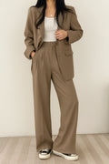 Wisteria | Women'S Suit Tailored Blazer and Pantalon Set, High-Quality Fabric