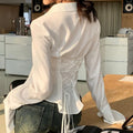 Imogen | Bell Sleeve Fitted Blouse