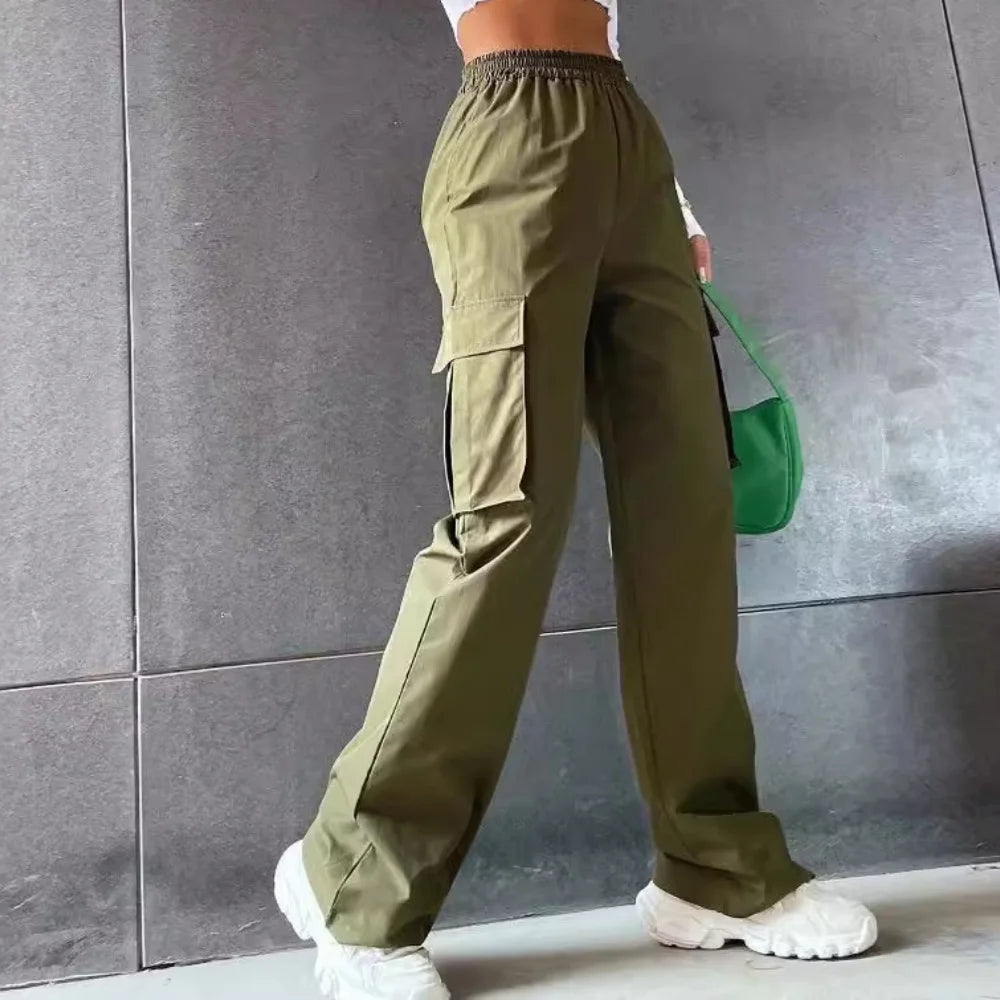 Petra | High Waist Cargo Trousers