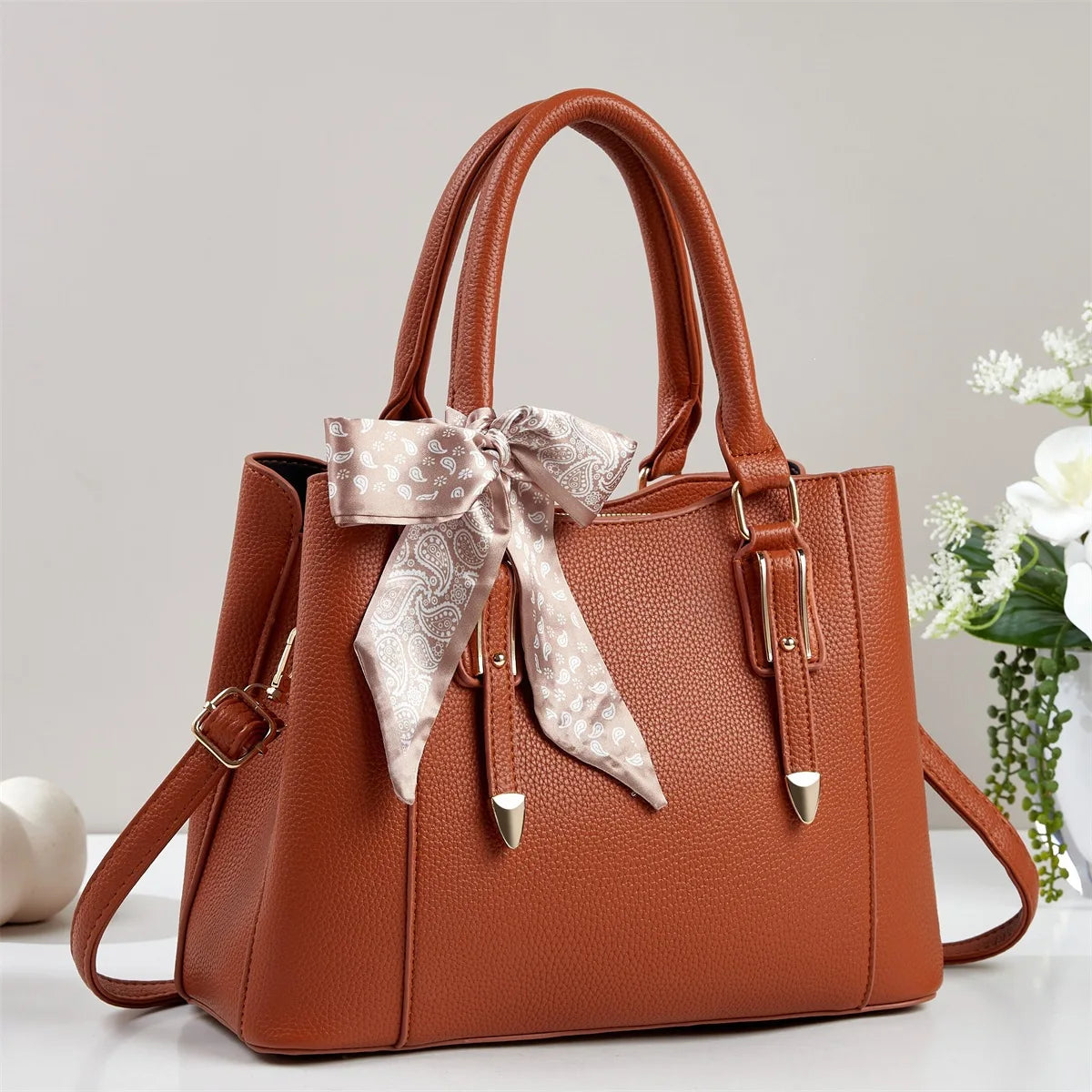 Isadora | Structured Square Shoulder Bag
