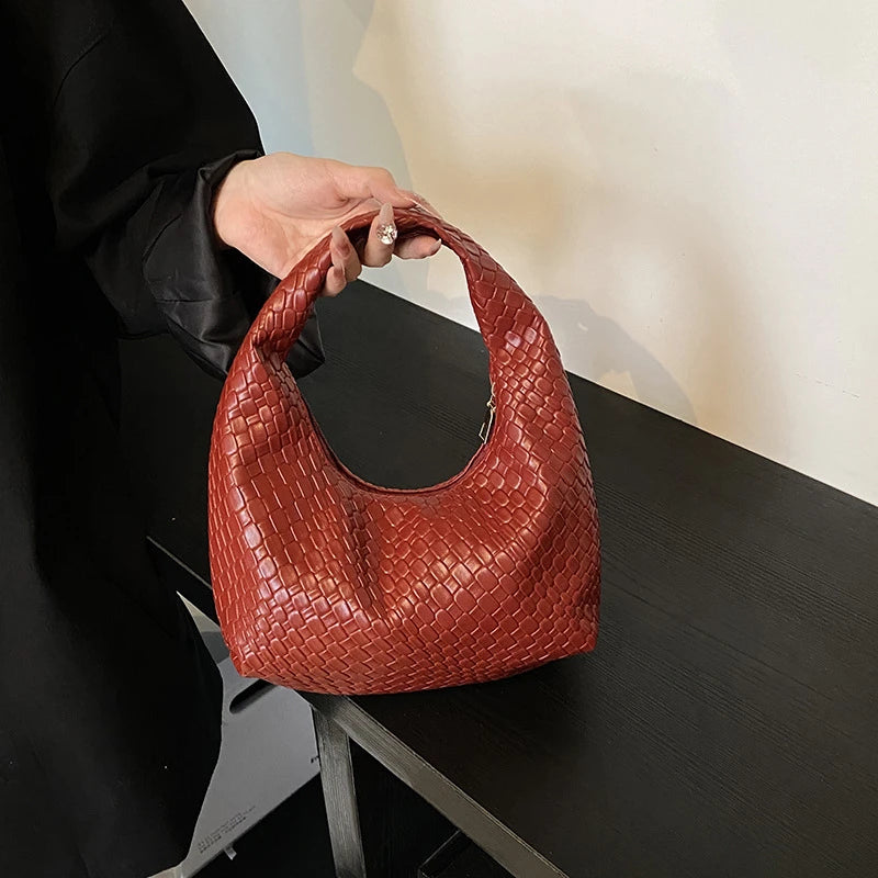 Gwen | Embossed Hobo Shoulder Bag