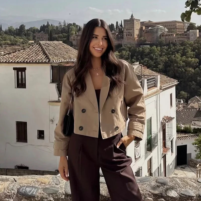 Audrey | Double Breasted Vintage Trench