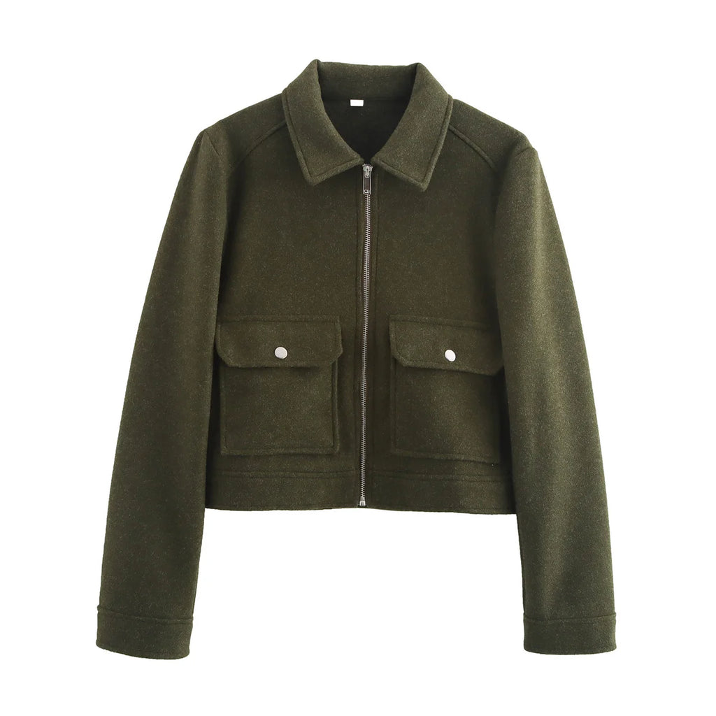 Sylvie | Zip-Up Pocket Street Coat