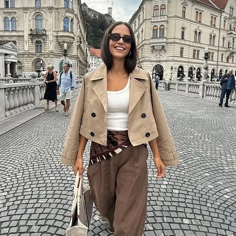 Audrey | Double Breasted Vintage Trench