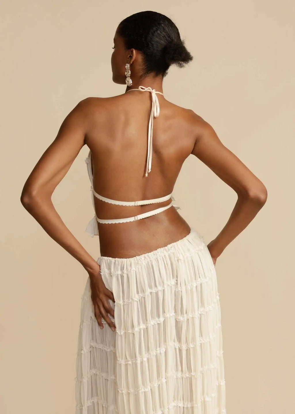 Calista | Halter Sling Top & Maxi Skirt Set