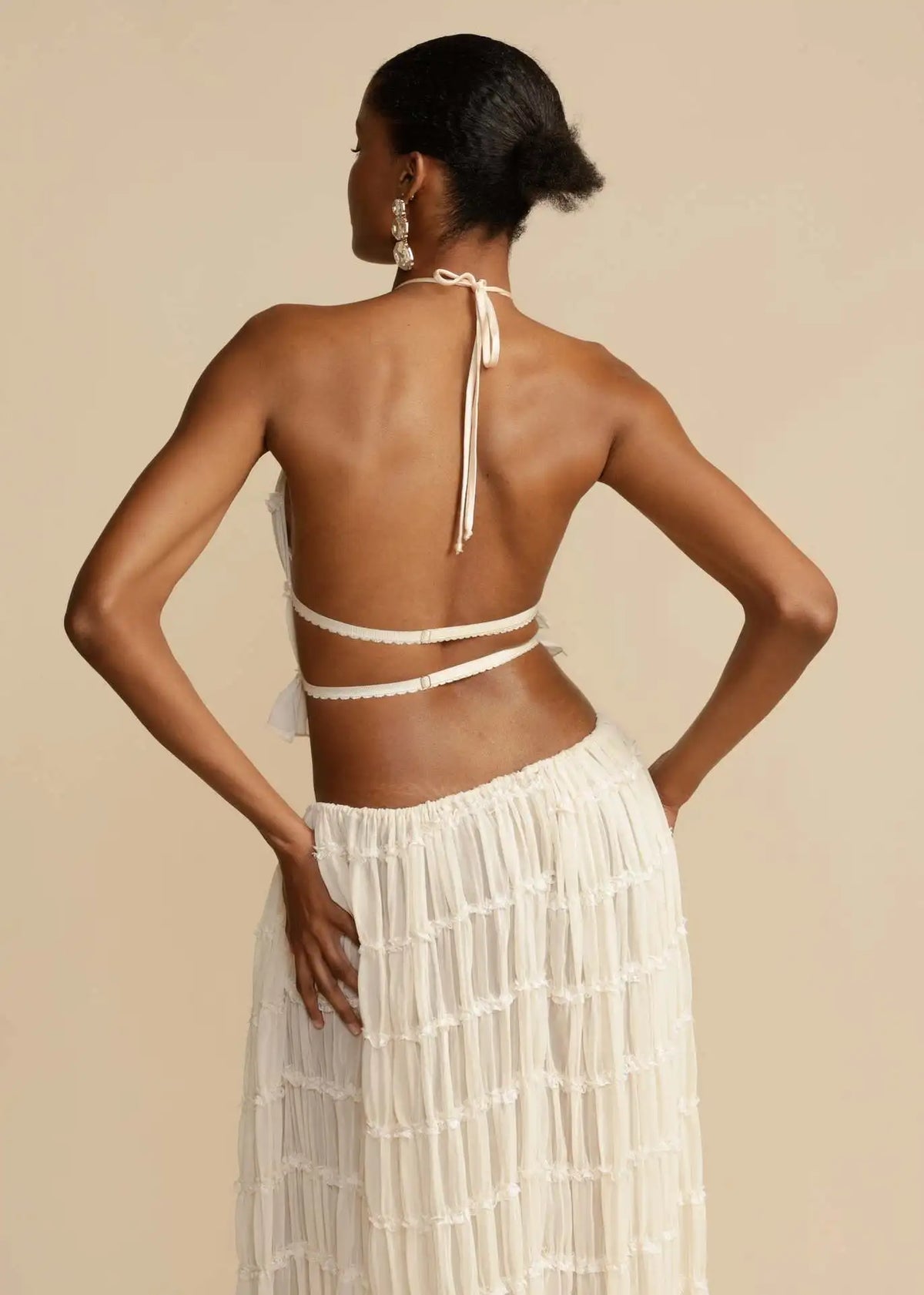 Calista | Halter Sling Top & Maxi Skirt Set