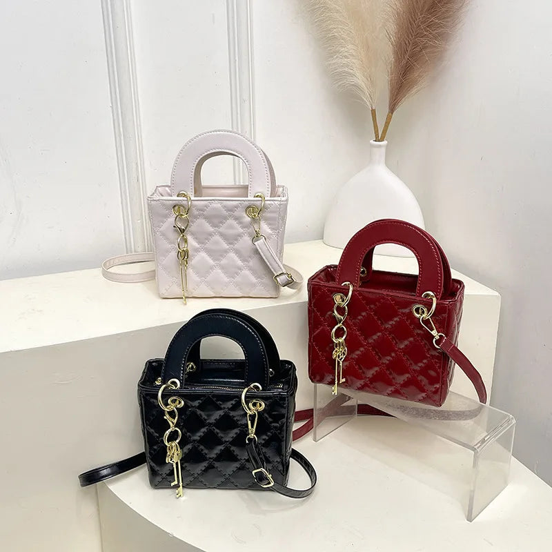 Adeline | Diamond Grid Mini Crossbody
