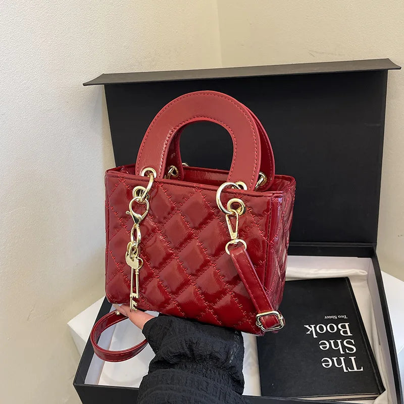 Adeline | Diamond Grid Mini Crossbody