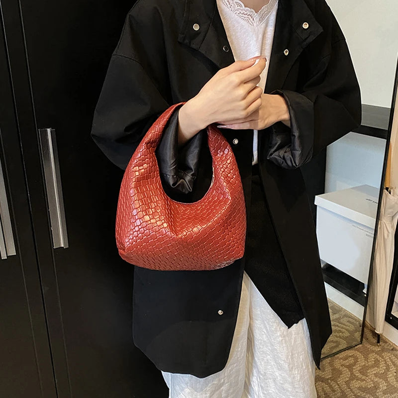 Gwen | Embossed Hobo Shoulder Bag