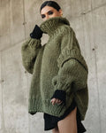 Ottilie | Turtleneck Lantern Sleeve Knit