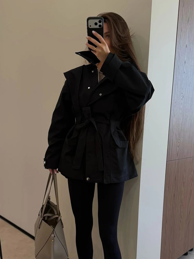 Constance | Belted Double Breasted Trench