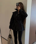 Constance | Belted Double Breasted Trench