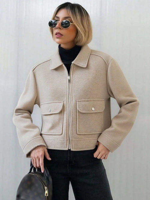 Ada | Zip-Up Short Street Jacket