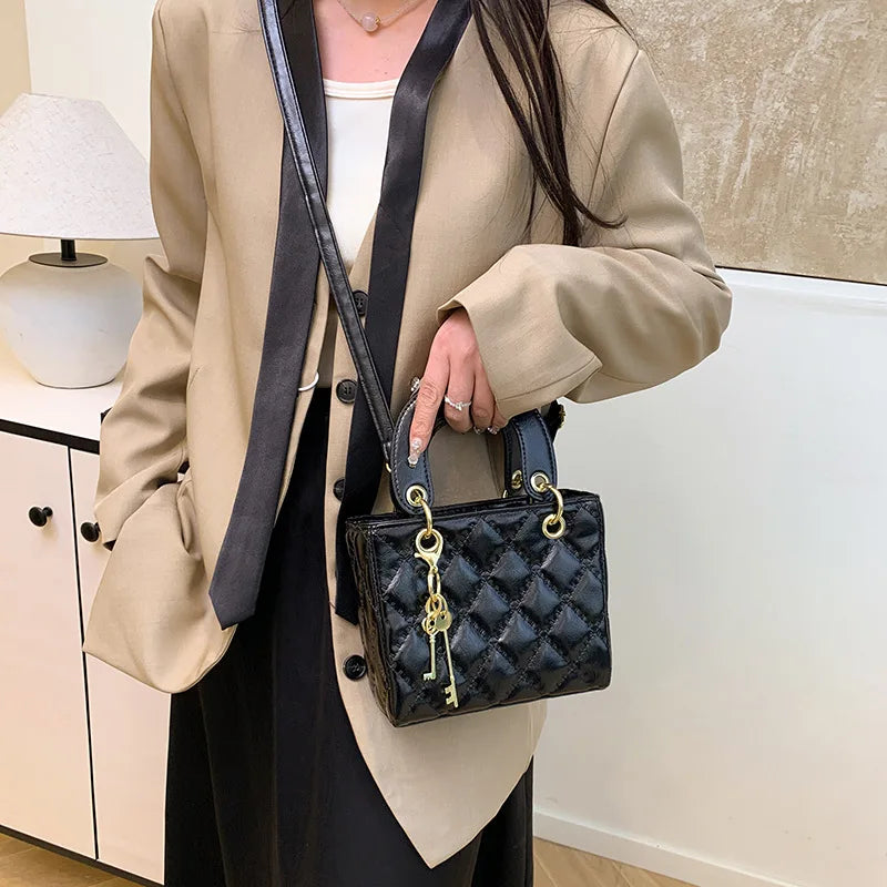 Adeline | Diamond Grid Mini Crossbody