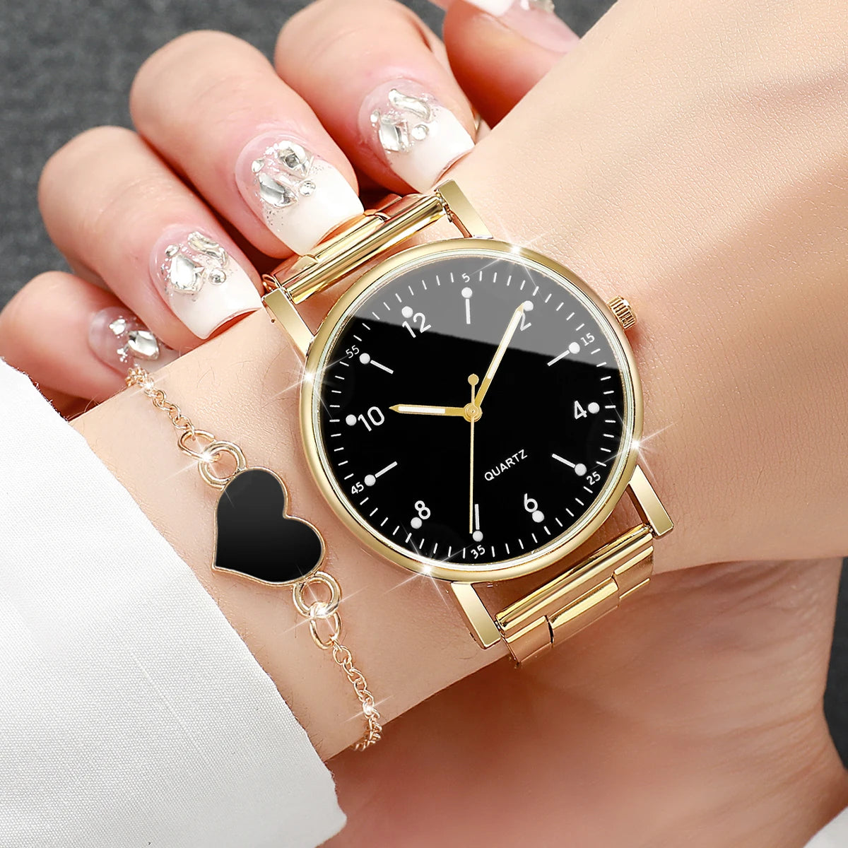 Aurelia | Minimalist Watch & Bracelet Set