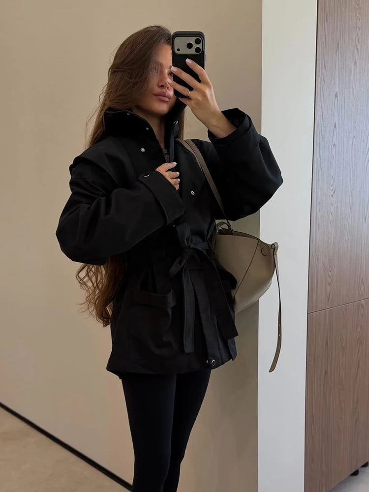 Constance | Belted Double Breasted Trench