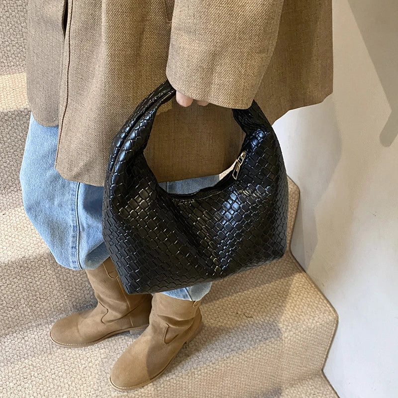 Gwen | Embossed Hobo Shoulder Bag