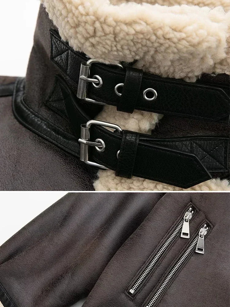 Valentina | Oversized Luxury Leather Jacket