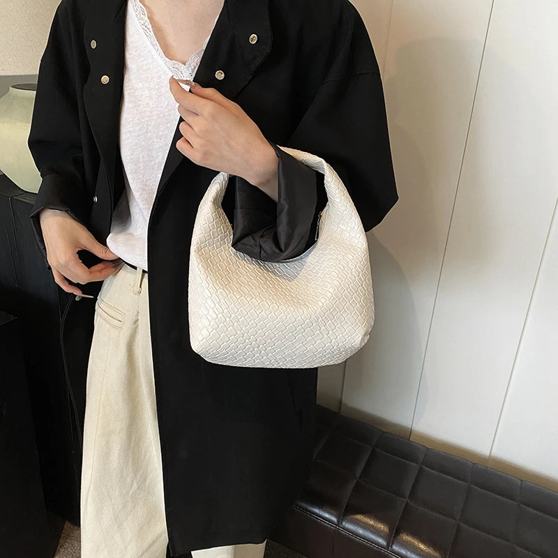 Gwen | Embossed Hobo Shoulder Bag