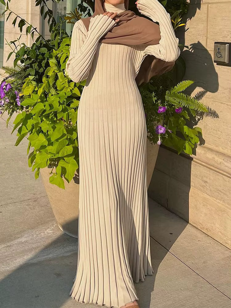Arabella | Ribbed Knit Maxi Dress