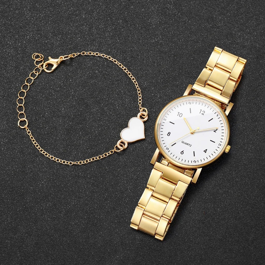 Aurelia | Minimalist Watch & Bracelet Set
