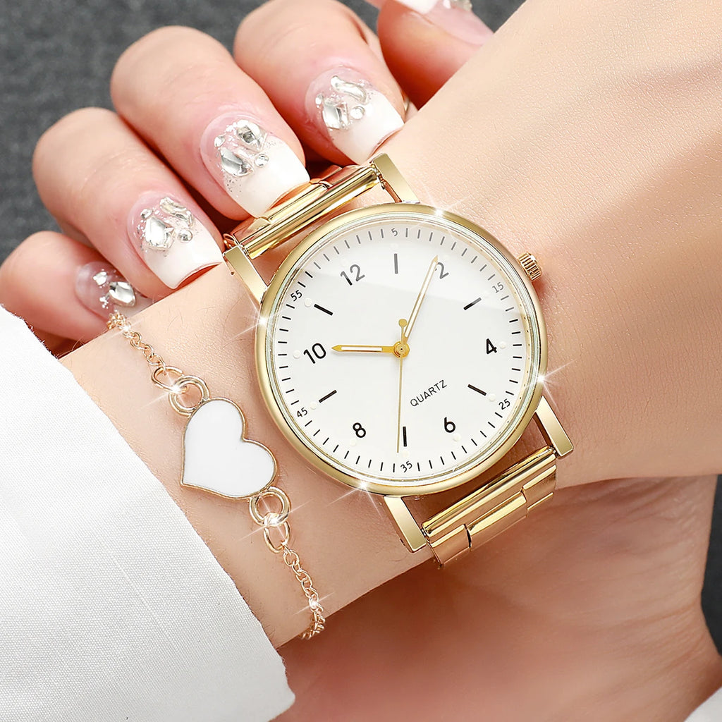 Aurelia | Minimalist Watch & Bracelet Set