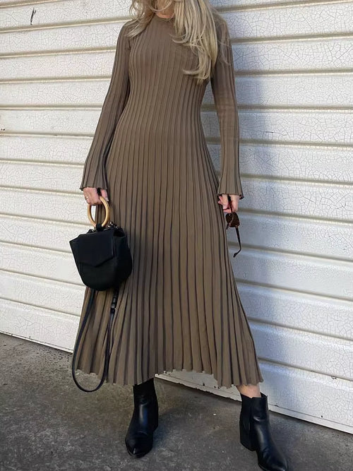 Arabella | Ribbed Knit Maxi Dress