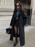 Genevieve | Oversized Wool Button Coat