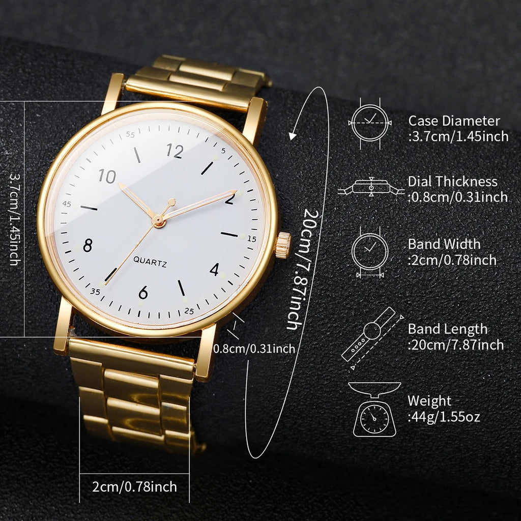 Aurelia | Minimalist Watch & Bracelet Set