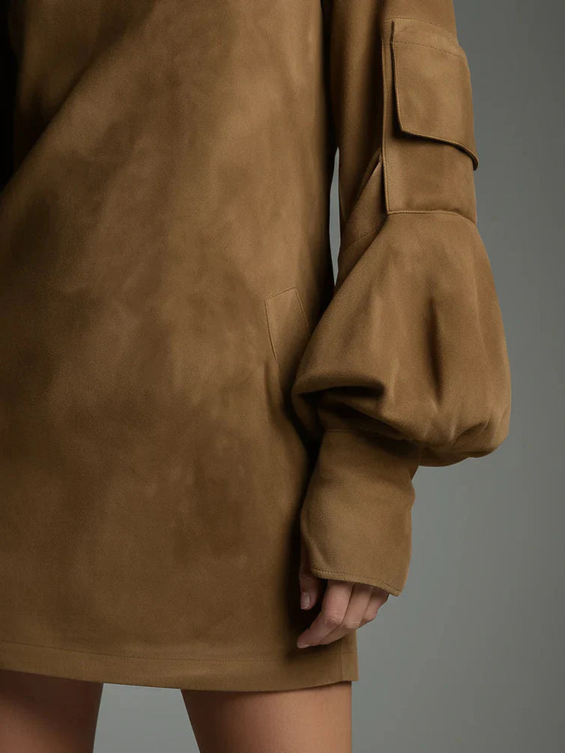 Maelina | Minivestido De Mujer Con Cuello Alto