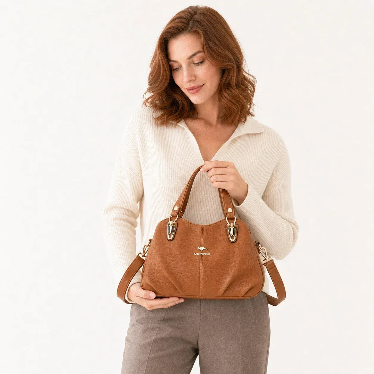 Vivienne Elegant Leather Shoulder Bag