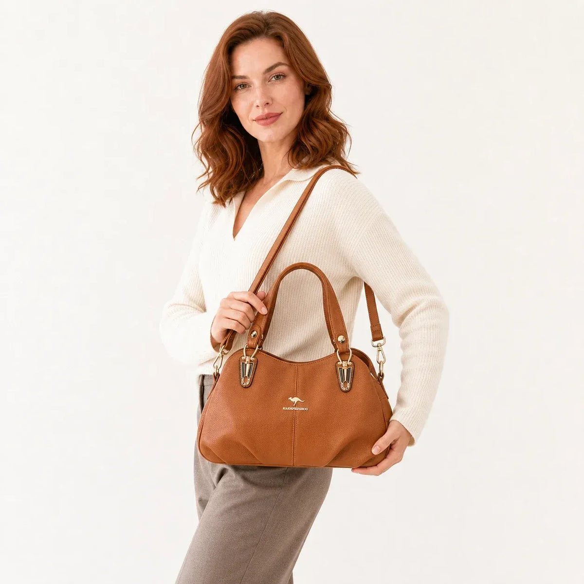 Vivienne Elegant Leather Shoulder Bag